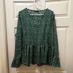 SHEIN Bell sleeve Blouse